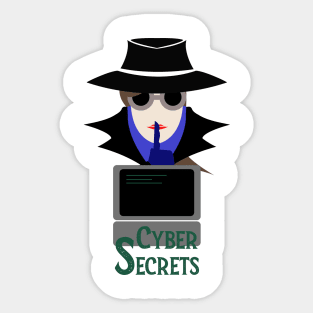 Lady Black (Cyber Secrets Cauc): A Cybersecurity Design Sticker